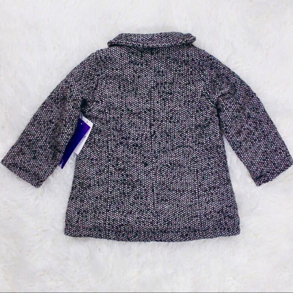 NWT Madden Girl Faux Wool Textured Zipper Coat - Picture 6 of 6